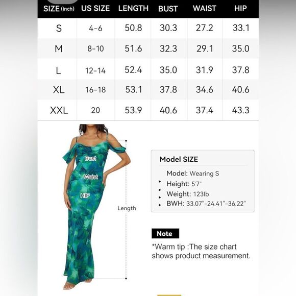 NWT Spaghetti Strap Long Summer Floral Sexy Backless Formal Wedding Guest Dress - Picture 15 of 15